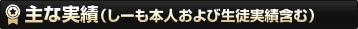 主な実績